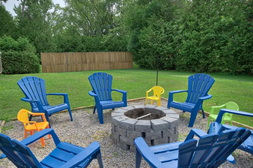 cottage rentals on lake huron with firepit